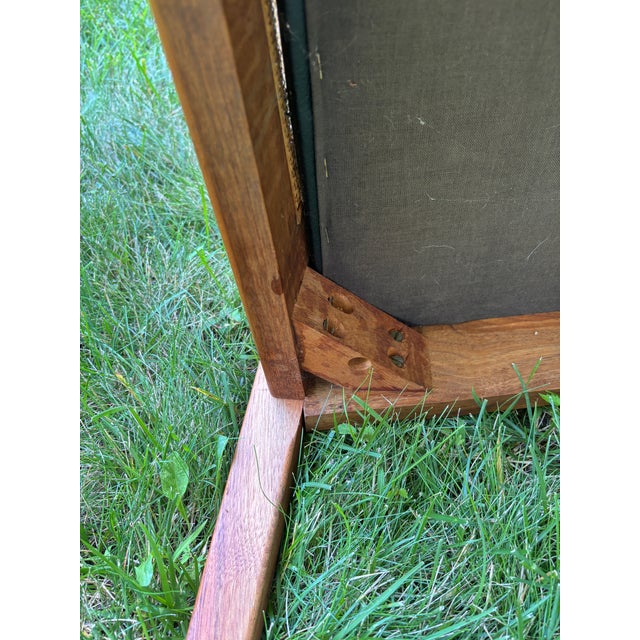 Danish Modern MCM Walnut Cane Back DIning Chair For Sale In Philadelphia - Image 6 of 9