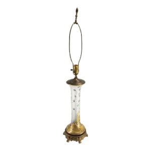 Early 20th Century French Cameo Art Glass Table Lamp by Mont Joye