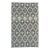 5x8 Modern Kilim Black Diamond Geometric Handmade Wool Carpet Rug For Sale