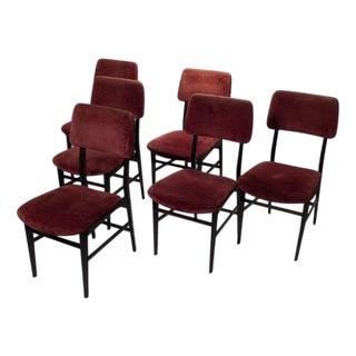Chairs attributed to Vittorio Dassi, 1950s, Set of 6 For Sale
