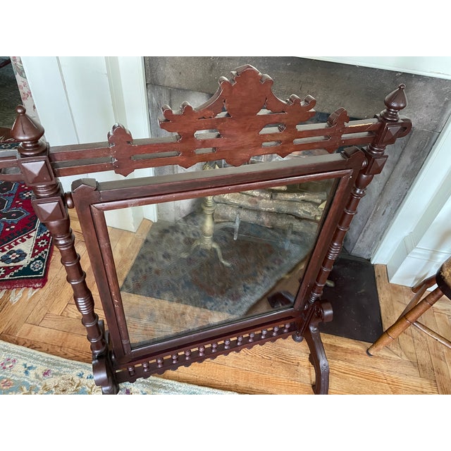 Antique Victorian 1800s Fireplace Screen Frame For Sale - Image 12 of 14