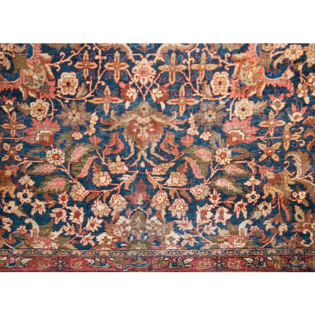 Early 20th Century Persian Meshkabad Rug For Sale - Image 13 of 14