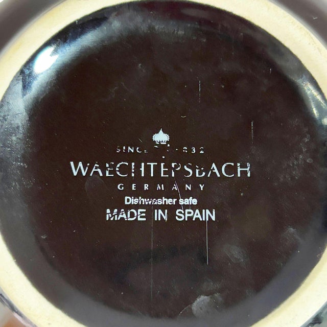 Neo Art Deco Black Bowl & Coffee Mug 26 Piece Serverware Set by Waechtersbach For Sale - Image 10 of 11
