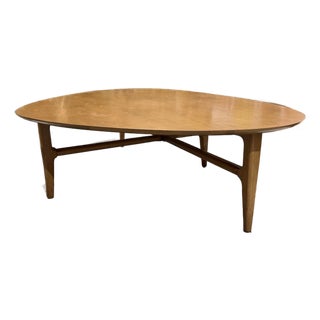Late 20th Century MCM Amoeba-Shaped Coffee Table For Sale