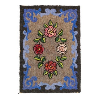 Pasargad DC Antique American Hooked Rug For Sale