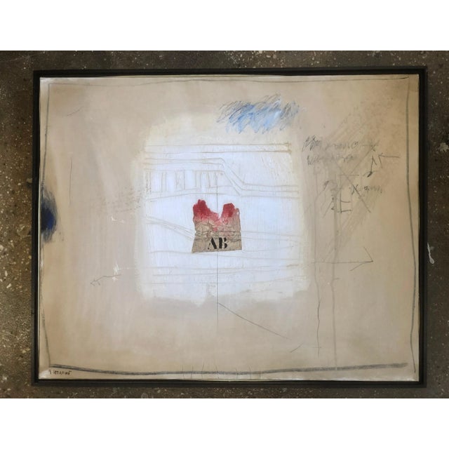 "Petite Annotation" by James Coignard ( 1925- 2008) . France. Oil on canvas. Signed, Framed.