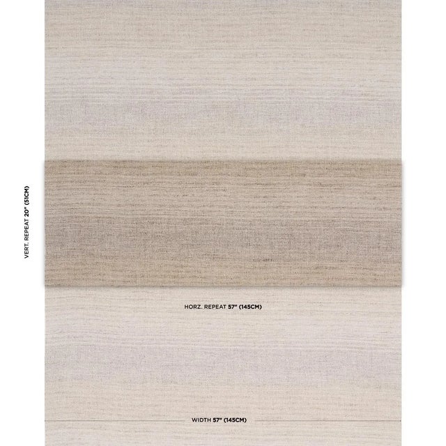 Woven in Belgium, Liora Linen Ombré fabric derives its soft gradient stripes from a blend of twisted irregular yarns in up...