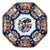 Antique Imari Octagonal Plate: Edo Period Japanese Porcelain, Fuku Seal Mark For Sale