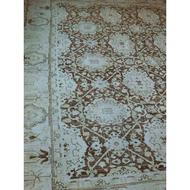 Fine Agra Style Handmade Rug. 8'x 9'8" For Sale - Image 10 of 13