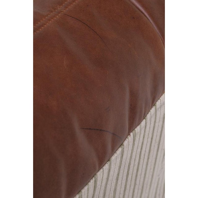 Togo Three-Seater Sofa in Cognac Leather by Michel Ducaroy for Ligne Roset, France For Sale - Image 12 of 15