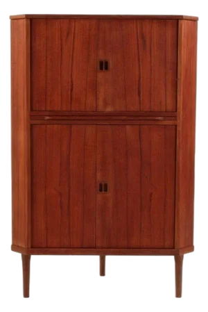 Mid 20th Century Danish Modern Corner Bar / Cupboard by Skagen Møbelfabrik