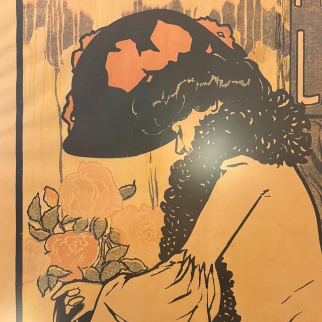 Modern Modernist Ladivfer Perfumeries Poster by Francisco De Cidón, 1903 For Sale - Image 3 of 9