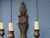 Gold Vintage Rococo Revival Italian 3-Arm Wall Sconces, 1940s, Set of 2 For Sale - Image 8 of 15