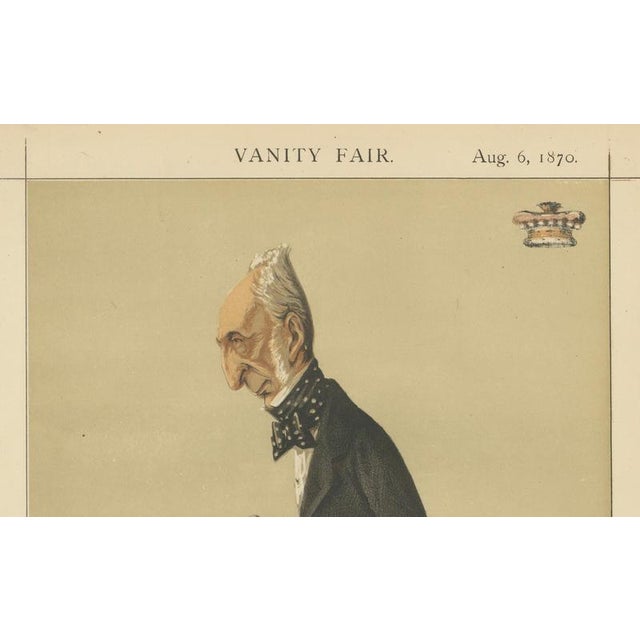 Vanity Fair, Politician Statesmen Series, 1870, Chromolithograph on Paper For Sale - Image 4 of 10