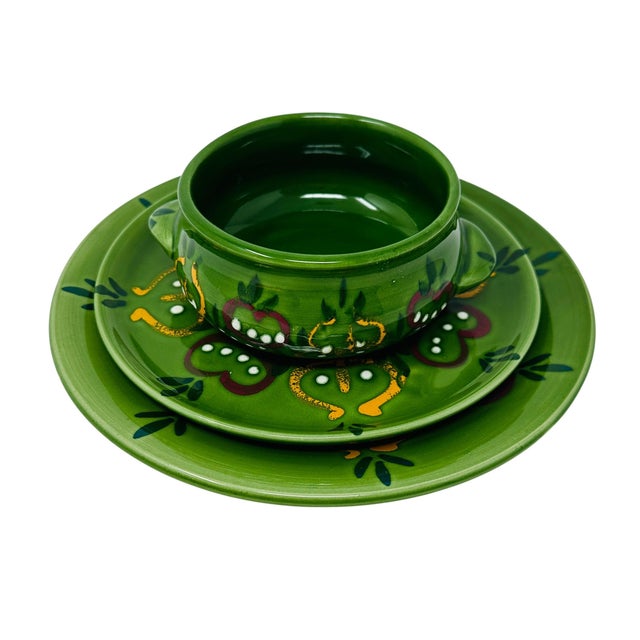 Pristine 1960s Zeller Keramik "Halali" Brunch Service for 10 - 30 PCS For Sale - Image 18 of 18