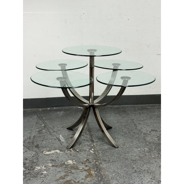 Design Plus Gallery presents a Tree of Life Side Table from the Design Institute of American in the 1980s. The "circle of...