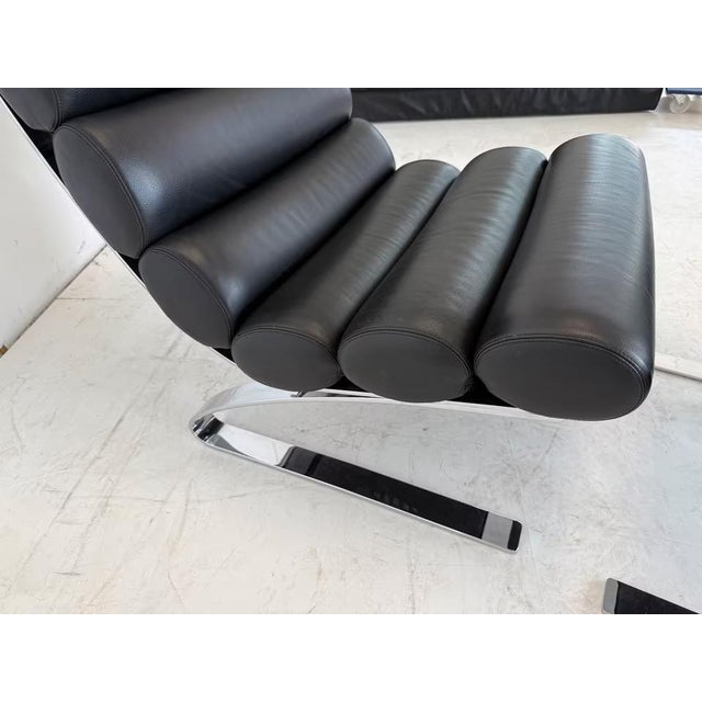 Sinus Chairs with Ottomans in Leather from Cor, Set of 4 For Sale - Image 11 of 18