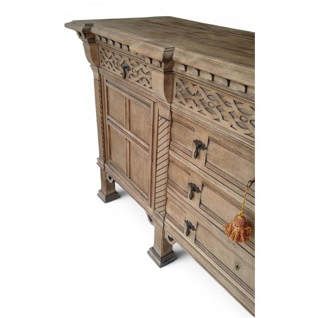 Early 1900s Rustic European Sideboard For Sale - Image 12 of 13