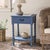 Classic farmhouse charm meets contemporary decor in this Athena Accent Table. Athenas modernized ball-turned legs are...
