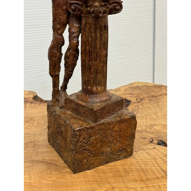 Dario Campanile Bronze Sculpture, Signed For Sale - Image 11 of 12