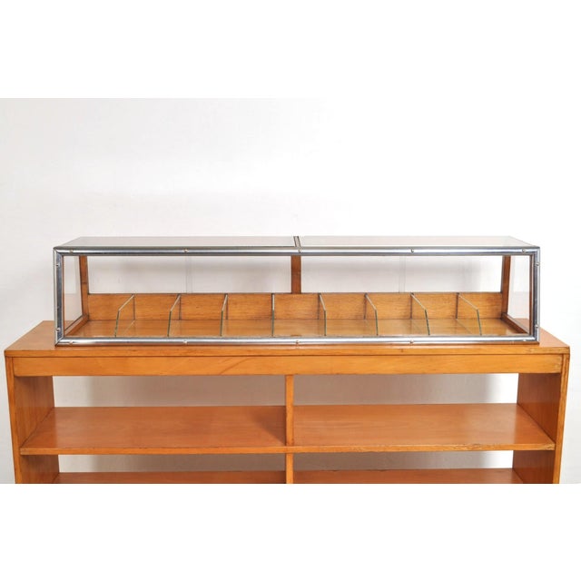 Vintage Display Cabinet in Oak by Minks, 1920s For Sale - Image 12 of 16
