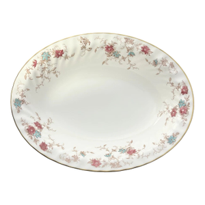 1960s Minton “Ancestral” Oval Bone China Serving Bowl