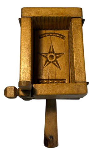 Vintage Wooden Butter Stamp