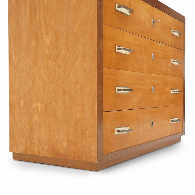 Rationalist Maple Chest of Drawers, 1930s For Sale - Image 14 of 16