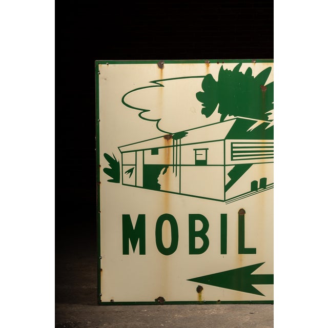 Vintage SpringHill Mobil Court SSP Roadside Sign For Sale - Image 4 of 11