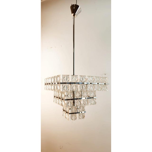Square Glass Ceiling Light For Sale - Image 6 of 17