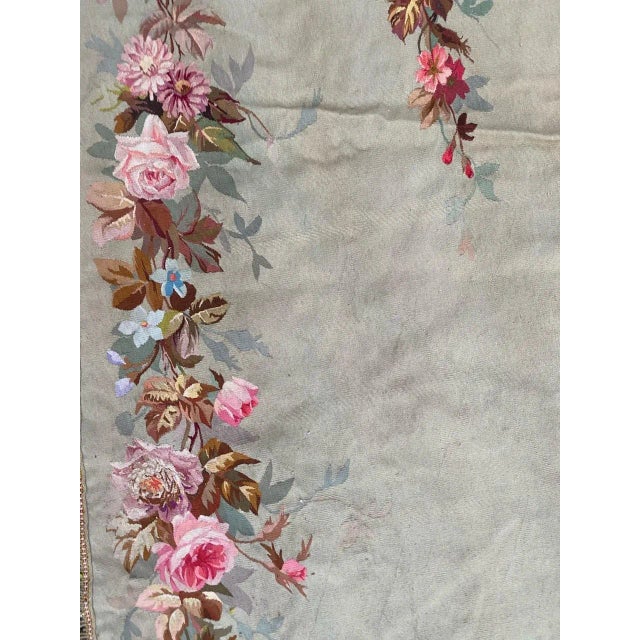 French Aubusson Valance Tapestry For Sale - Image 12 of 18