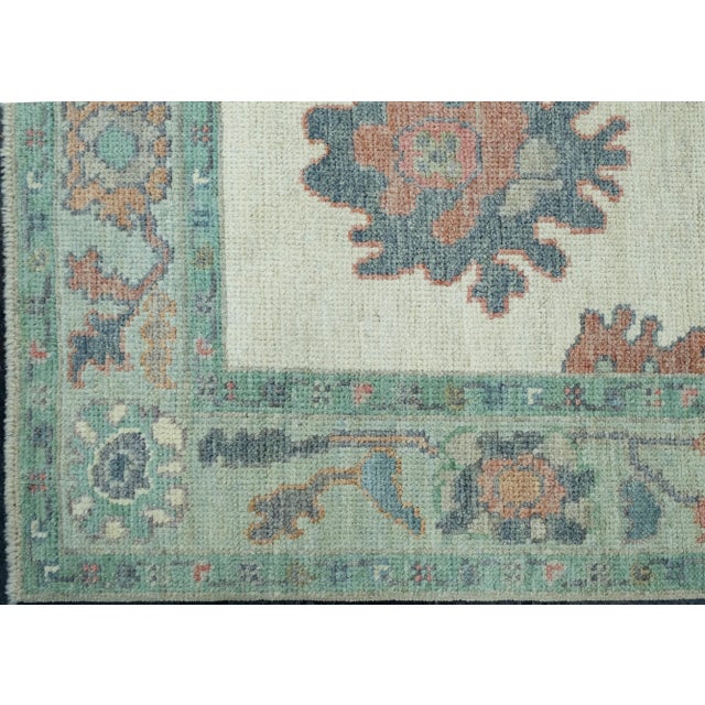 Turkish Turkish Oushak Runner Rug 2'10" x 18'9" #17405 For Sale - Image 3 of 8