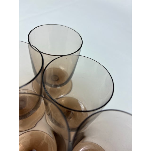 German Theresienthal Catalina Topaz Glassware, Set of 17 For Sale - Image 9 of 12