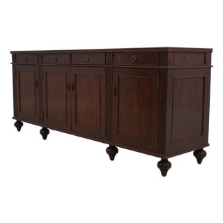 Continental Factory Distressed Finish Sideboard For Sale
