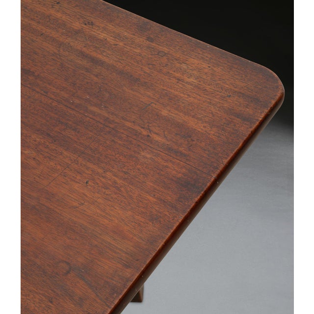 Geo III Mahogany and Fruitwood Cricket Table, 1760 For Sale - Image 11 of 12