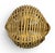 Vintage Small French 9” Handwoven Thick Wicker Gathering Basket For Sale - Image 9 of 12