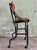 Wood Rare Antique Early DoMore Industrial Rolling Metal Plywood Work Chair Stool For Sale - Image 7 of 12