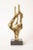 Vintage Brass Abstract Figural Sculpture on Black Granite Base, 1970's For Sale - Image 9 of 9