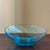 Offering a beautiful vintage Hazel-Atlas Capri Blue serving bowl dating to the late 1950s–1960s. Crafted in luminous aqua-...