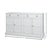 White Cottage White Media Buffet in Solid Pine with Ring Pulls For Sale - Image 8 of 8