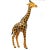 Figurative Vintage 22" Leather Giraffe Figure For Sale - Image 3 of 12