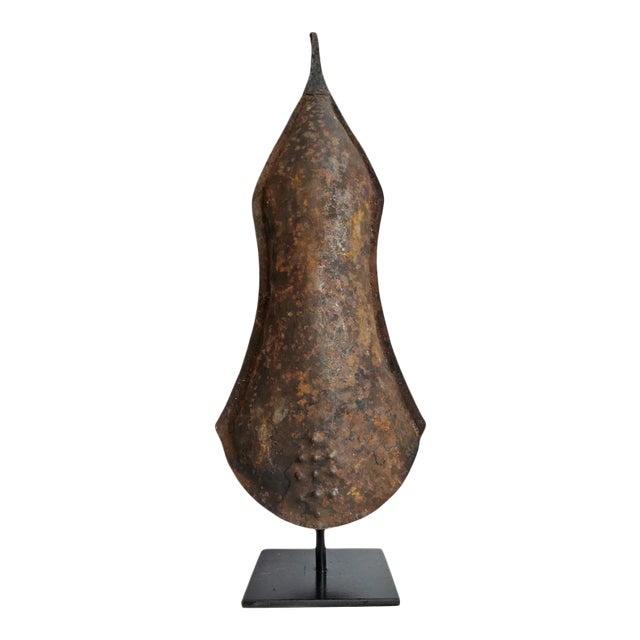 Antique Nigerian Iron Gong Bell African Currency For Sale