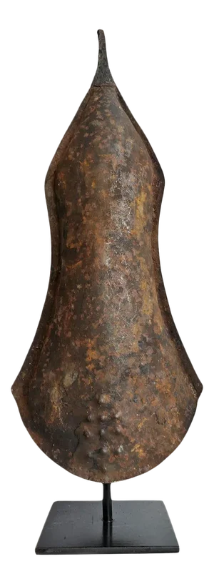 Antique Nigerian Iron Gong Bell African Currency