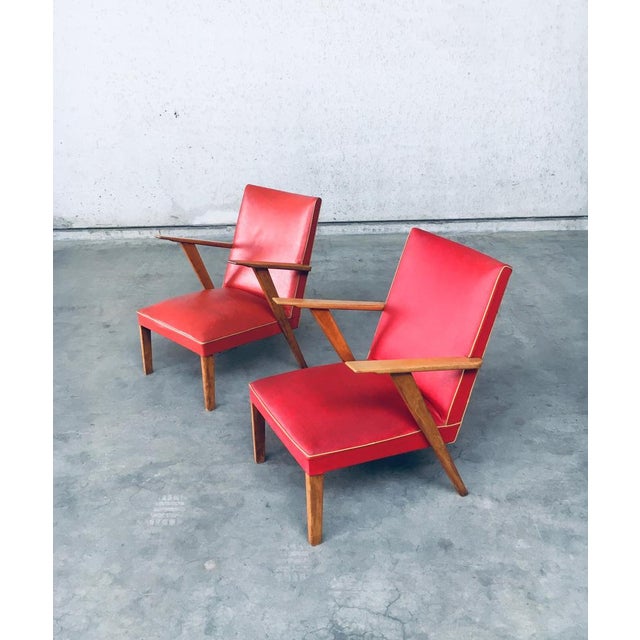 Set of Dutch Lounge Chairs, 1950s For Sale - Image 15 of 18