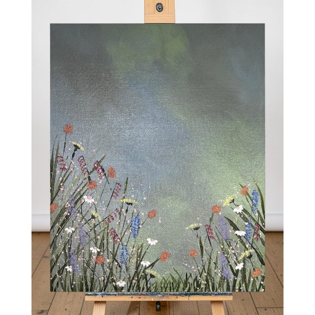 Bring the beauty of nature into your home with this vibrant, hand-painted acrylic artwork. Its floral accents and soothing...