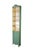Farmhouse Vintage Petite Green Bowfront Country Farmhouse Bookcase Display Cabinet Chic For Sale - Image 3 of 18