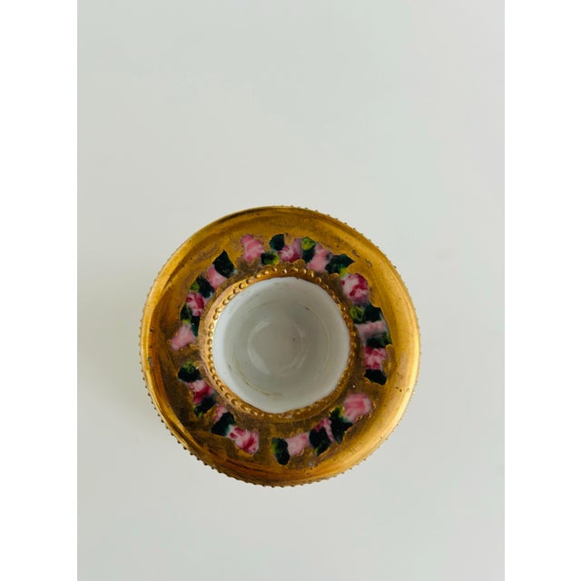 Vintage Nippon Hand Painted Single Candlestick For Sale In New York - Image 6 of 6