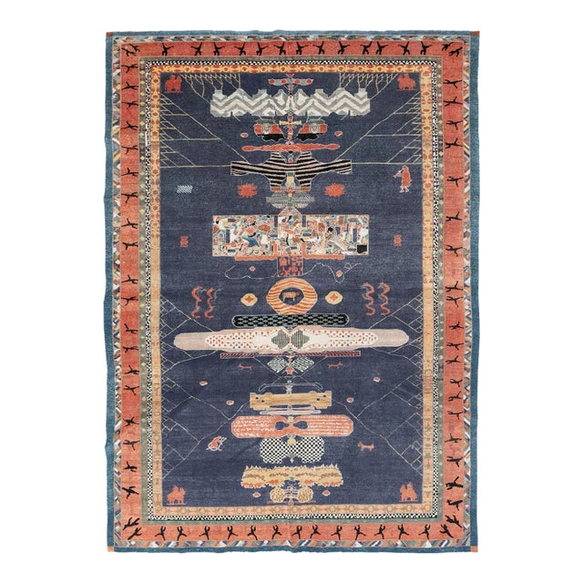 Galerie Shabab Collection Mid-20th Century Turkish Anatolian Accent Carpet For Sale
