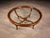 Circular Coffee Table in Caviúna Wood & Glass by Giuseppe Scapinelli, Brazil, 1950s For Sale - Image 9 of 10