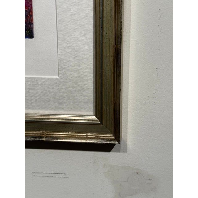 Signed m.k. Kemper “Angel Fire” Expressionist New Mexico Landscape, Framed For Sale In New York - Image 6 of 8